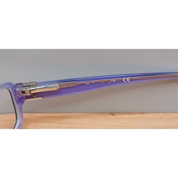 Calvin Klein Platinum 5689 Bordeaux Pink Rectangular Full-Rim Eyeglasses Frames - Picture 7 of 16